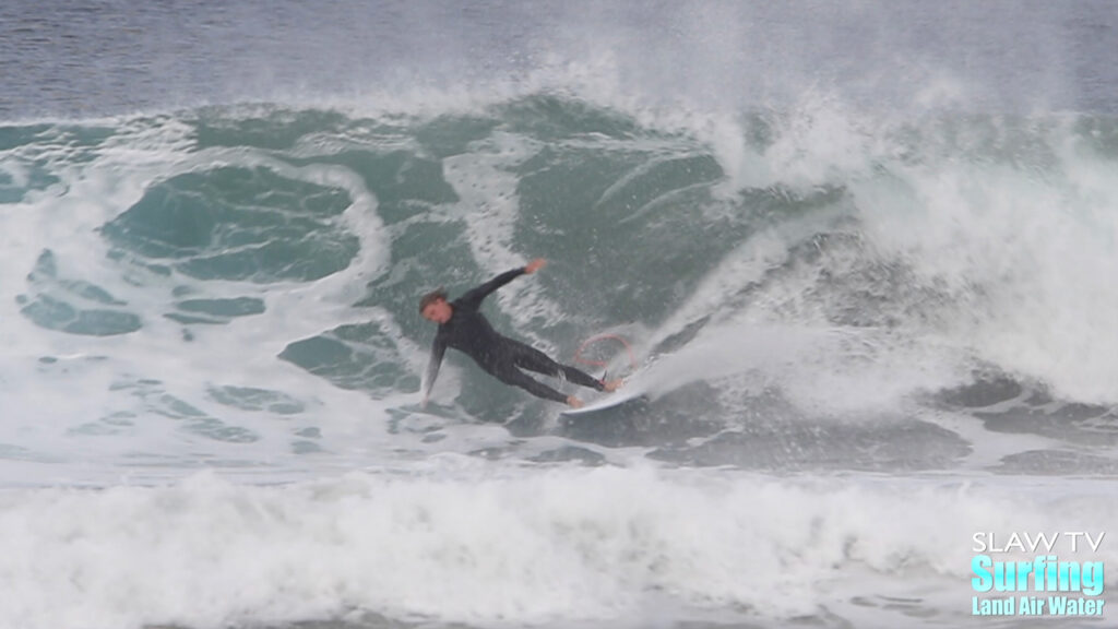 the american sniper hates surfing crowded waves at scripps pier in san diego