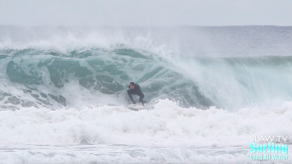 surfing perfect barrels at scripps pier in la jolla san diego