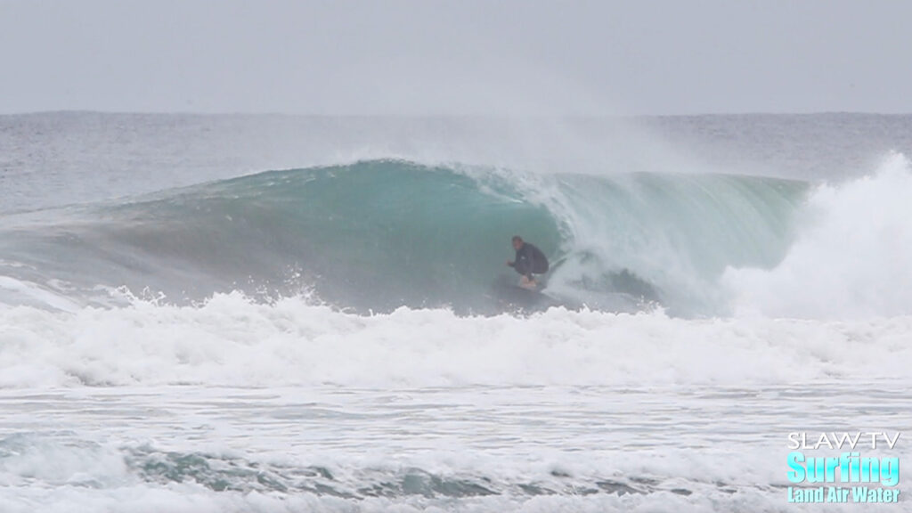 surfing perfect barrels at scripps pier in la jolla san diego