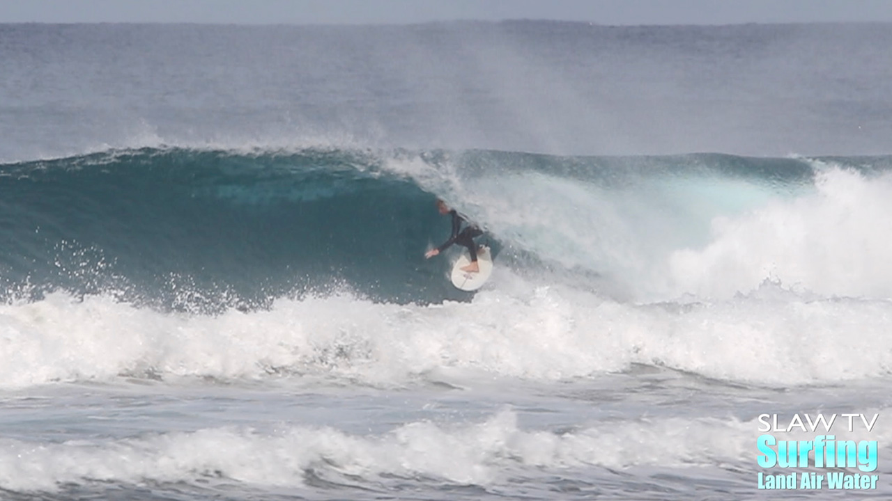 surfing perfect barrels at scripps pier in la jolla san diego