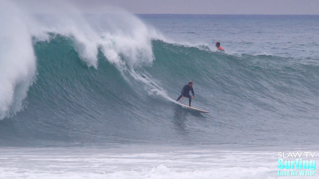 surfing huge waves at blacks beach in la jolla san diego