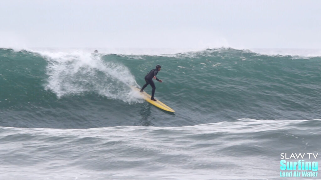 surfing huge waves at blacks beach in la jolla san diego