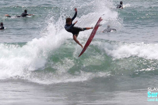 blayr barton surfing great waves at lowers trestles