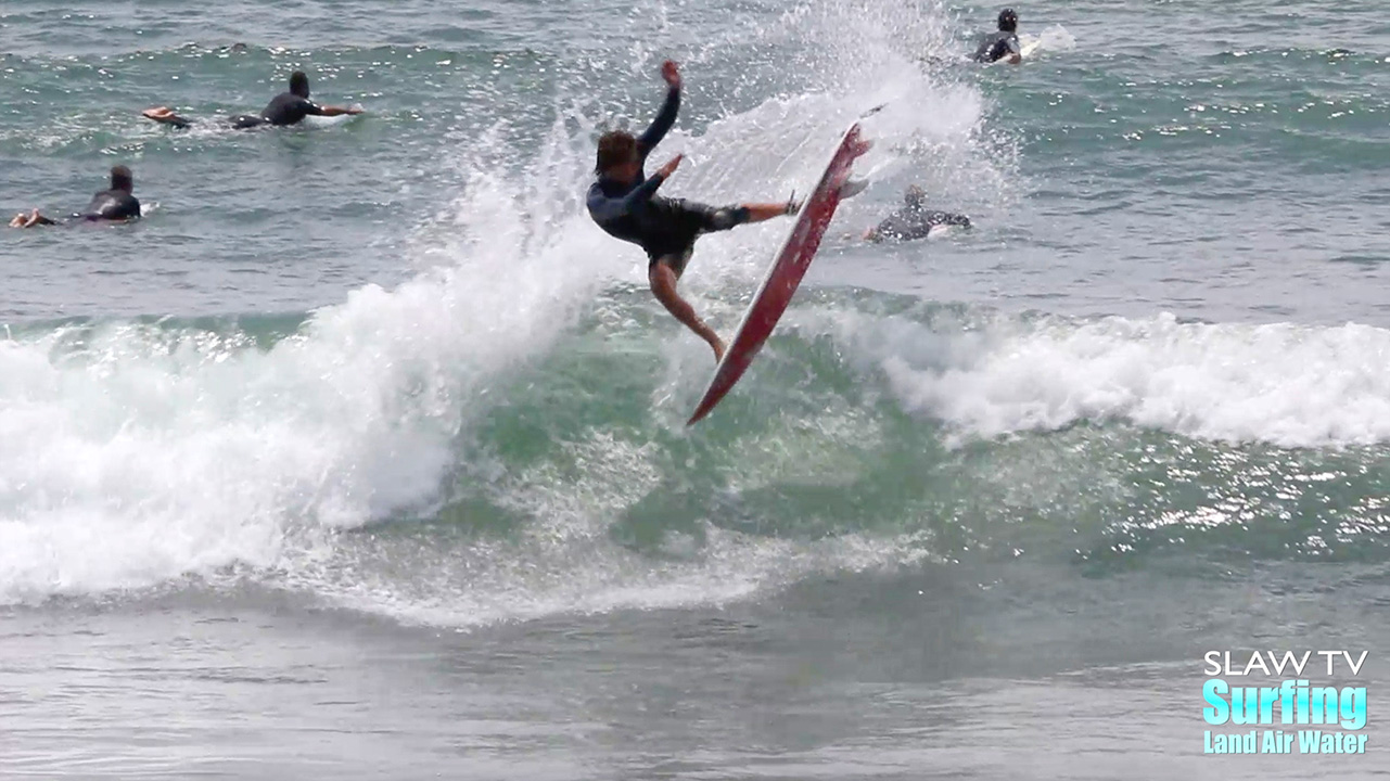 blayr barton surfing great waves at lowers trestles