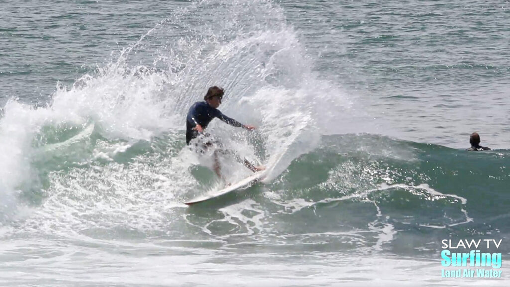 blayr barton surfing great waves at lowers trestles