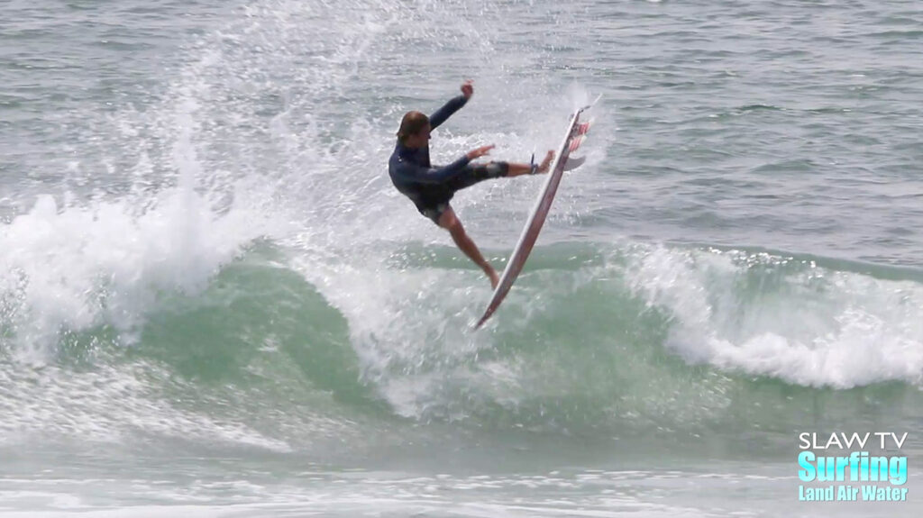 blayr barton surfing great waves at lowers trestles