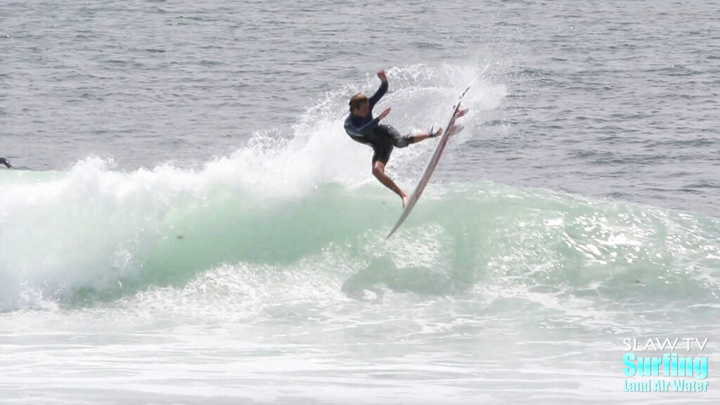 blayr barton surfing great waves at lowers trestles