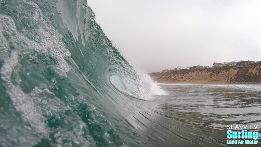 chris blabac surfing longboards at waves in encinitas san diego