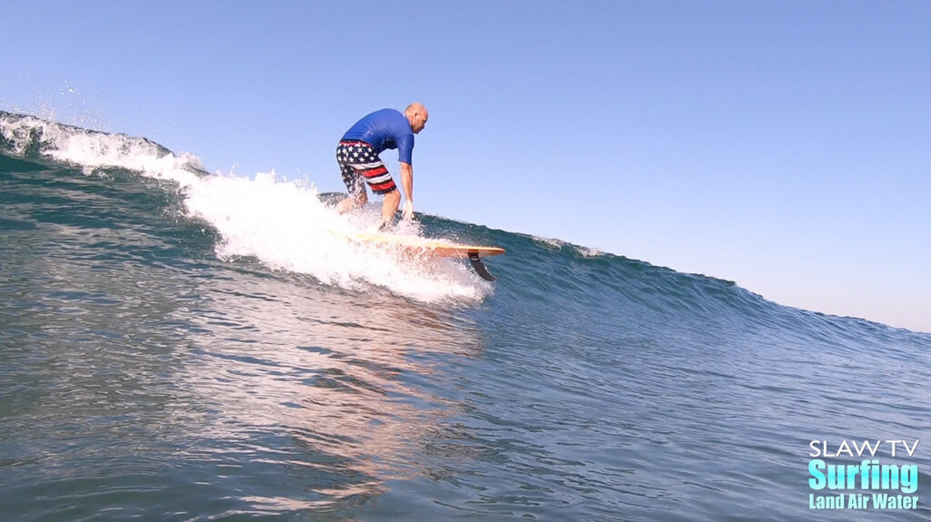 chris blabac longboarding waves in encinitas san diego county