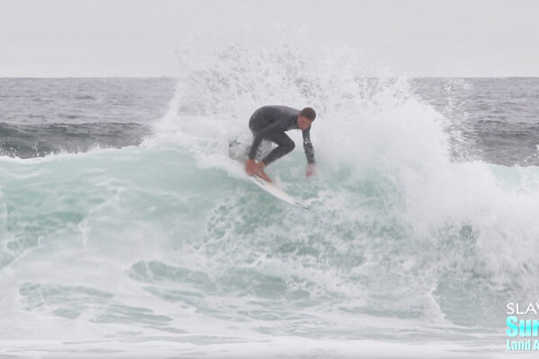 cole deveney surfing waves at lowers trestles