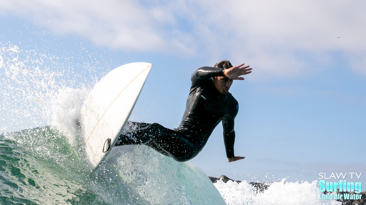 daniel anthony surfing sharpeye surfboards in san diego