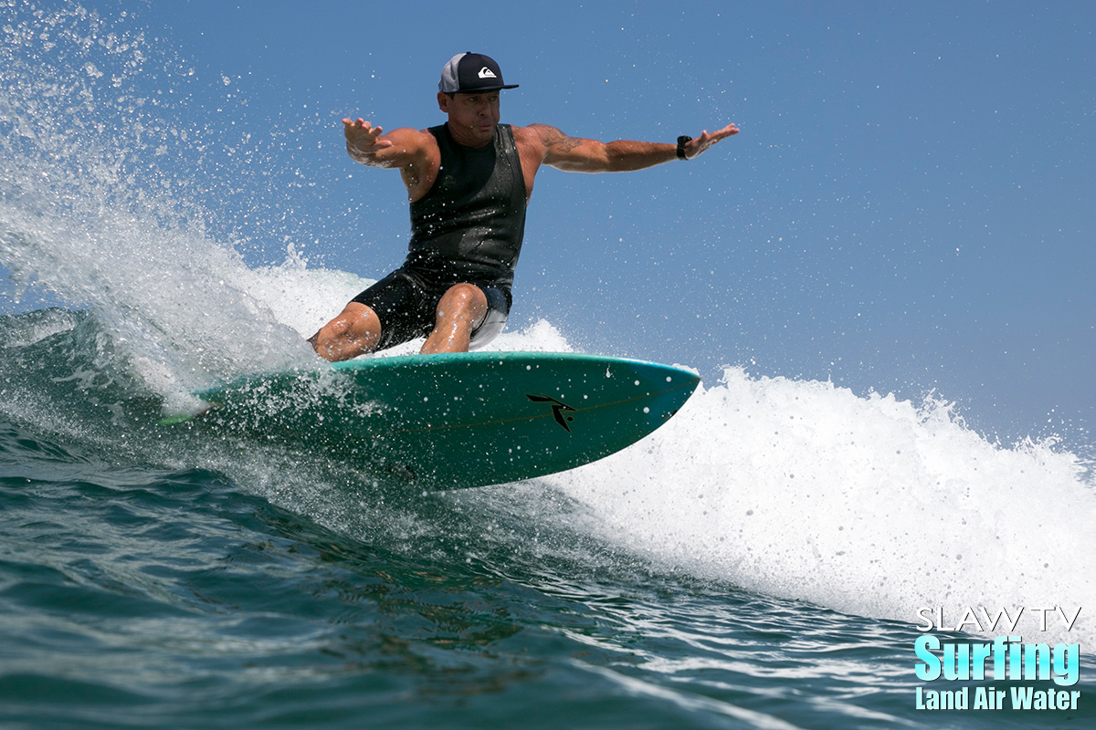 jd surfing sand bar waves in san diego