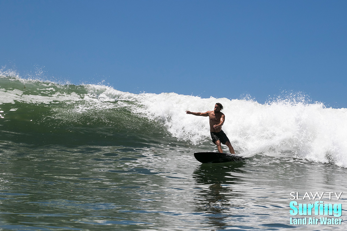 josh hall surfing a san diego reef break on 07-24-2018