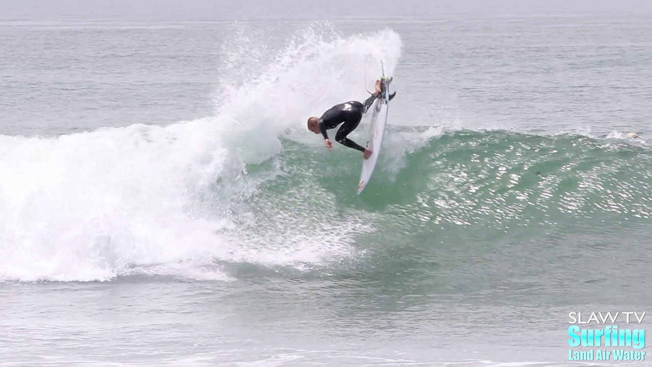 kolohe andino surfing best waves at lowers trestles