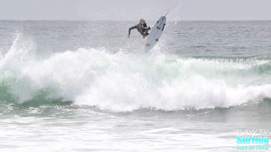 kolohe andino surfing best waves at lowers trestles