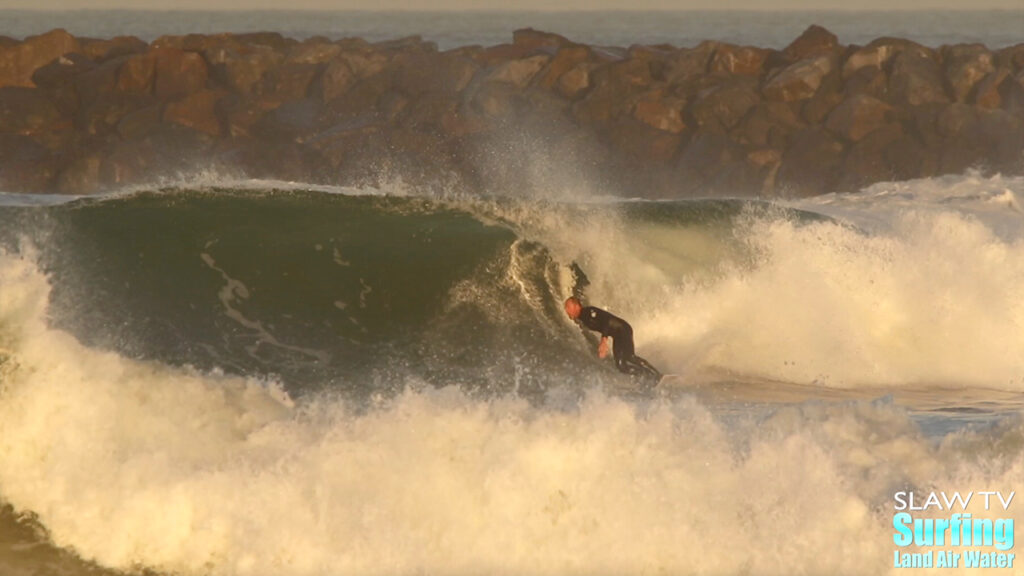 surfing big el nino waves in san diego