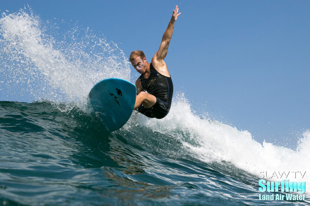 ralph west surfing sand bar waves in san diego