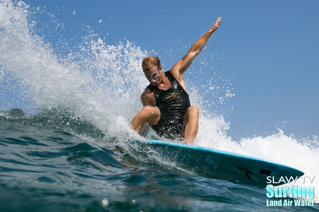 ralph west surfing sand bar waves in san diego