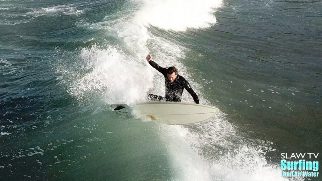 shayne mcintyre surfing aerial photos at scripps pier