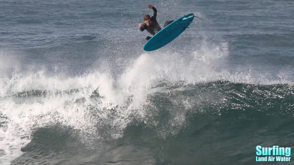 lucas dirkse surfing barreling waves at the la jolla reefs in san diego