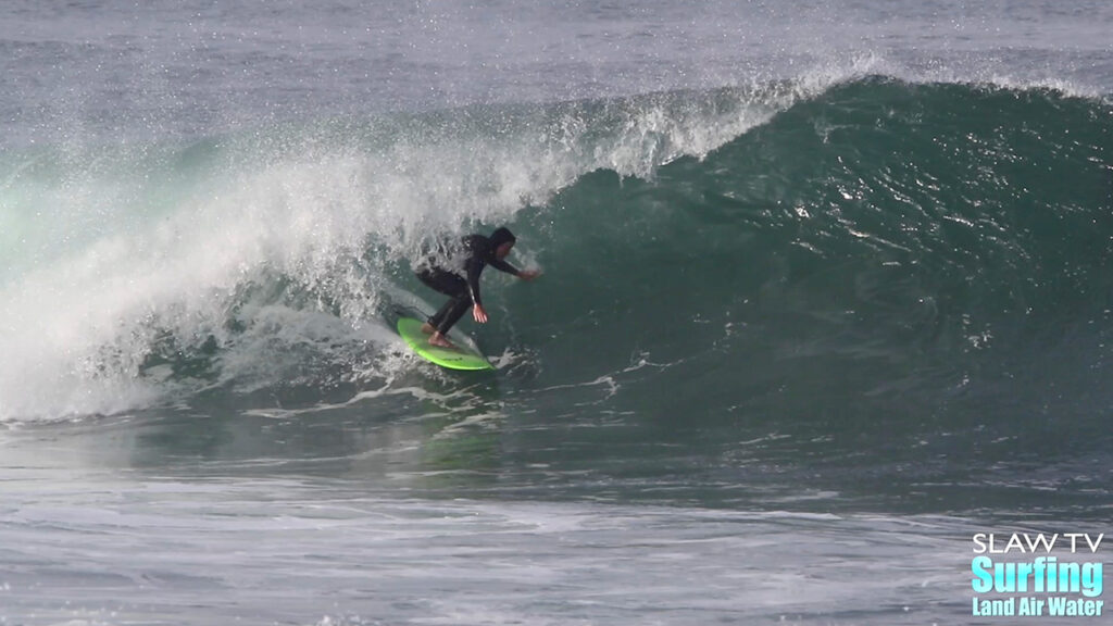 mark frapwell surfing barreling waves in la jolla san diego