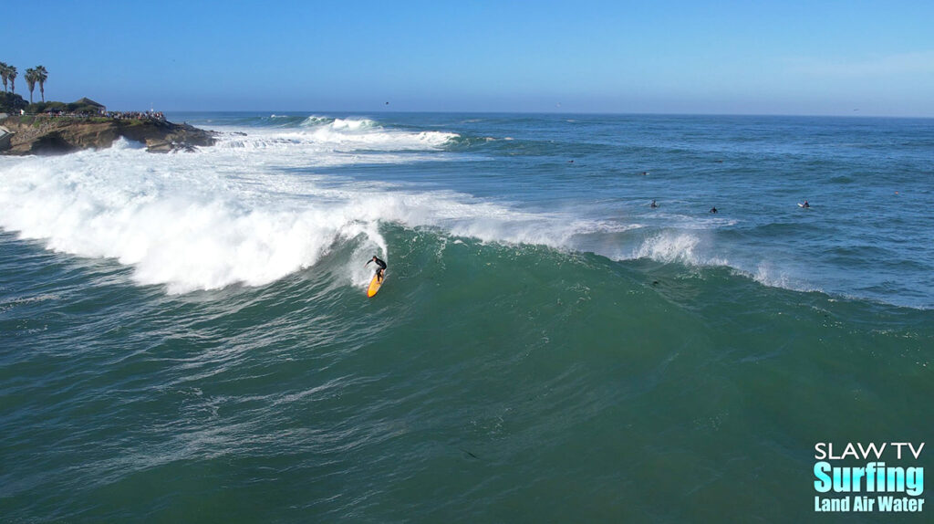 surfing big waves at la jolla cove photos and videos in san diego