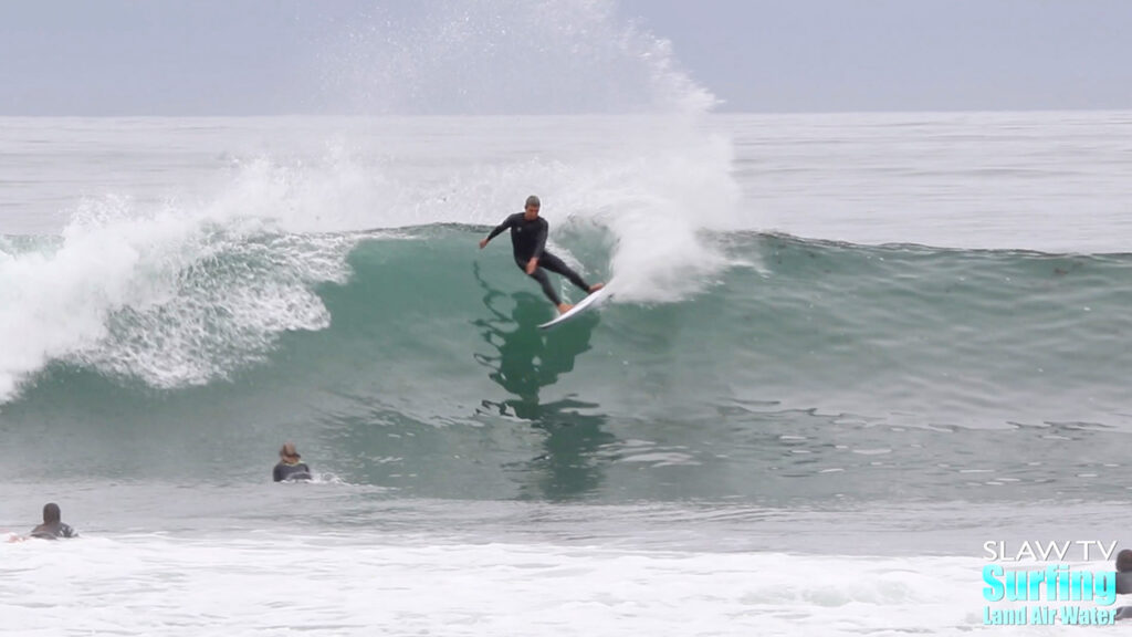 surfing amazing waves at lowers trestles on 06-23-2020