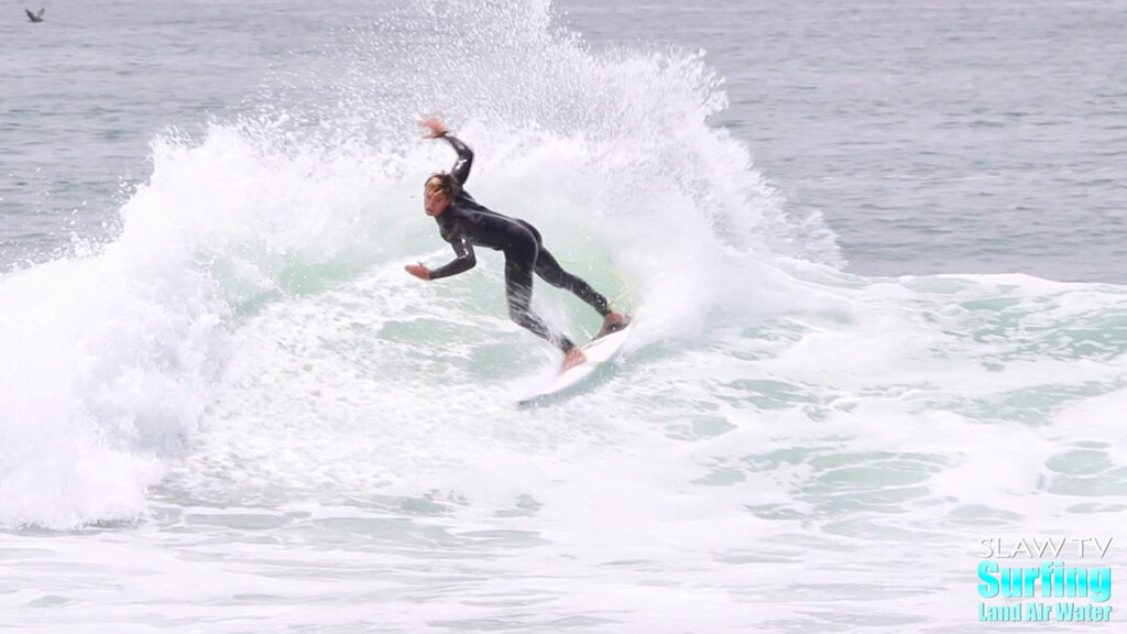 surfing amazing waves at lowers trestles on 06-23-2020