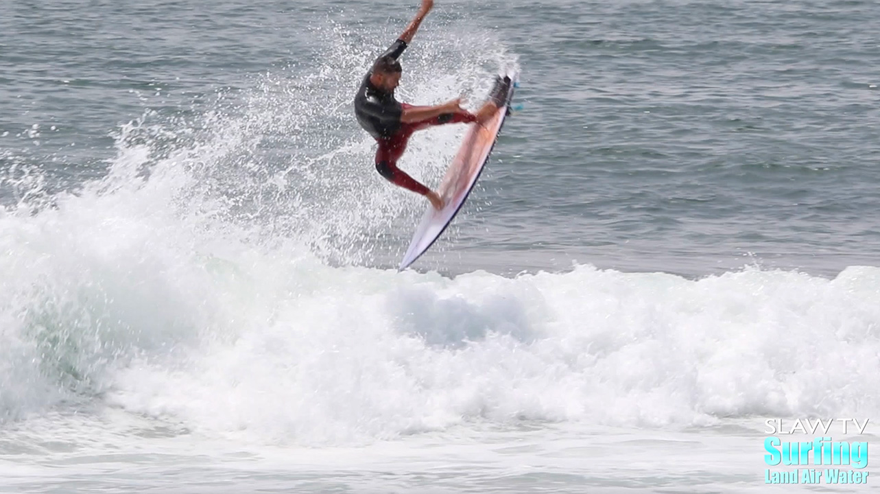 surfing amazing waves at lowers trestles on 06-23-2020