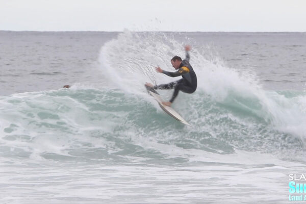 surfing summertime waves at lowers trestles