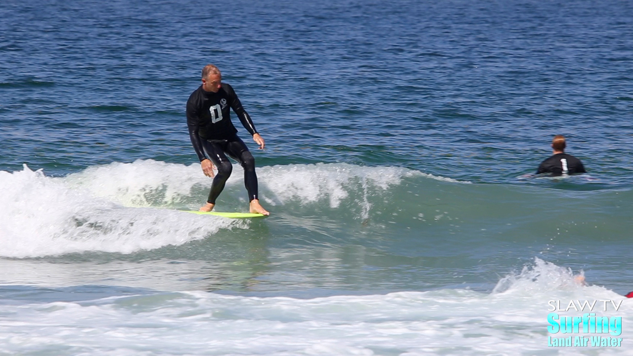 dane perlee longboarding at the luau and surfing invitational benefiting moores cancer center