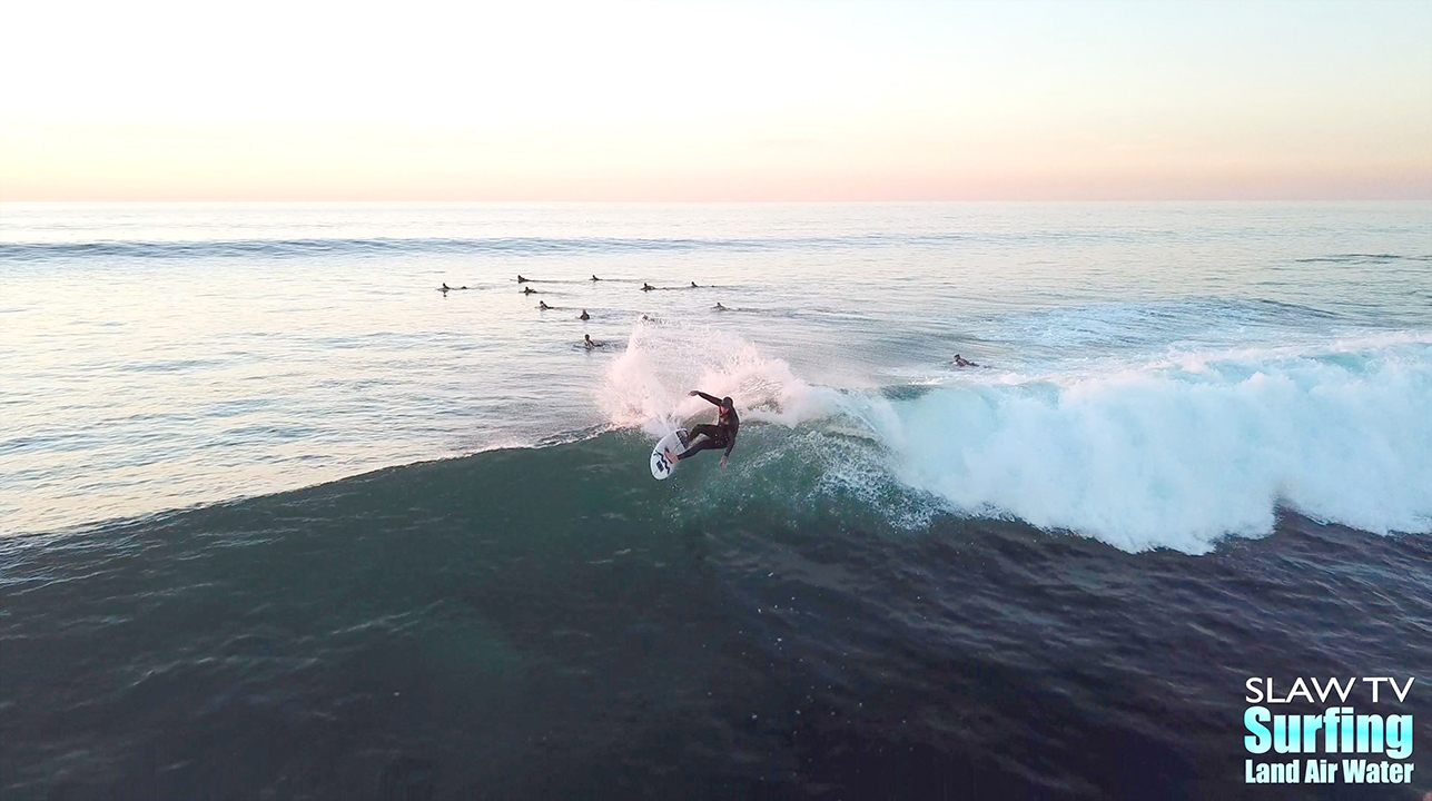 surfing photos and videos of rare reef break in san diego