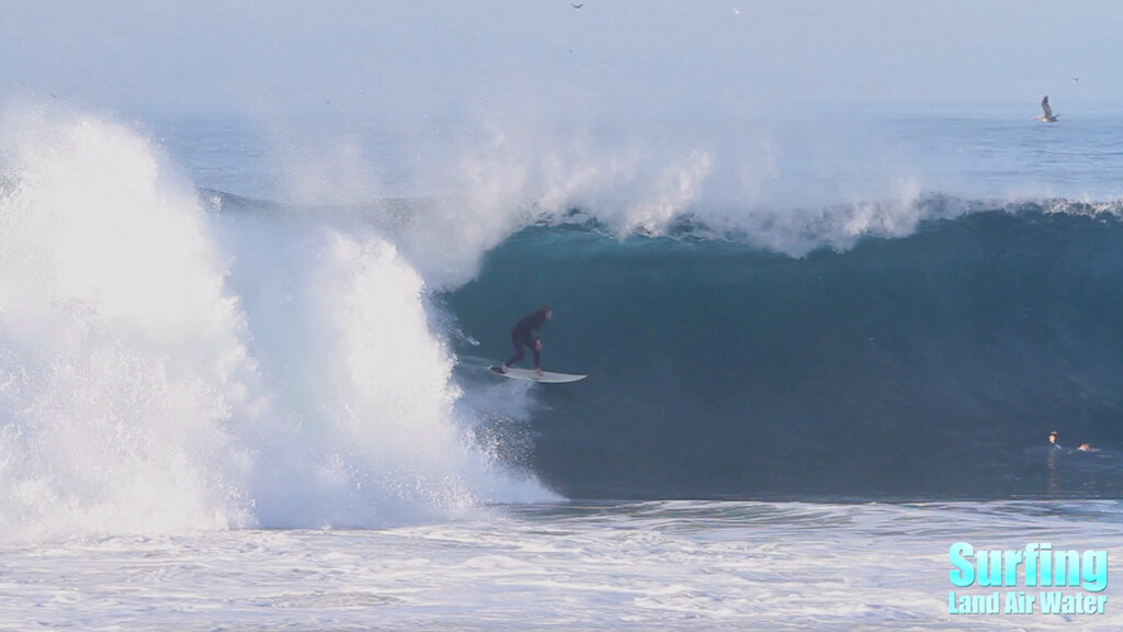 surfing massive wedge newport beach during hurricane marie biggest swell ever