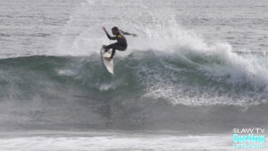 surfing fun waves at uppers trestles state beach