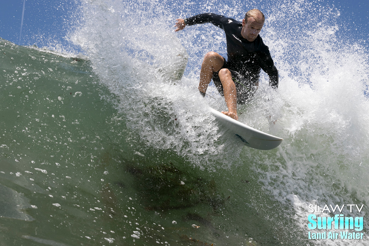 trevor pike surfing a san diego reef break on 07-24-2018