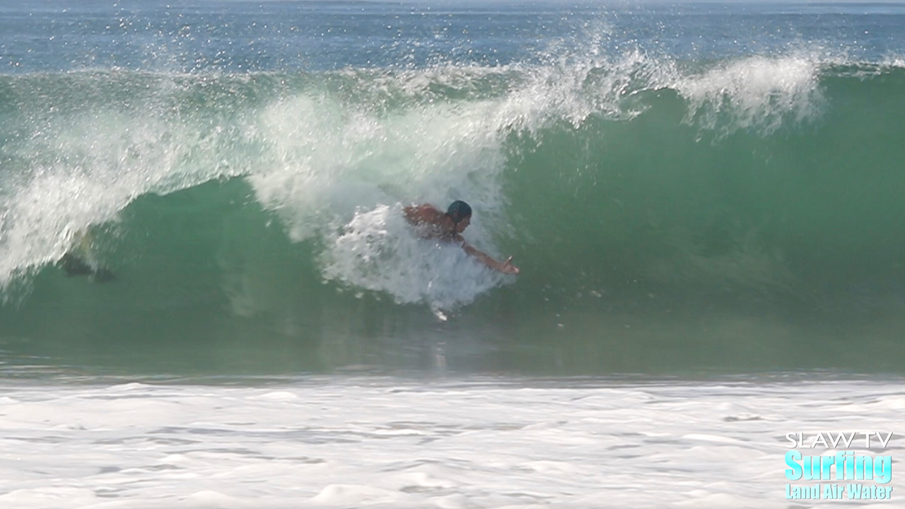 bodysurfing at the 2018 urt whomp contest in coronado