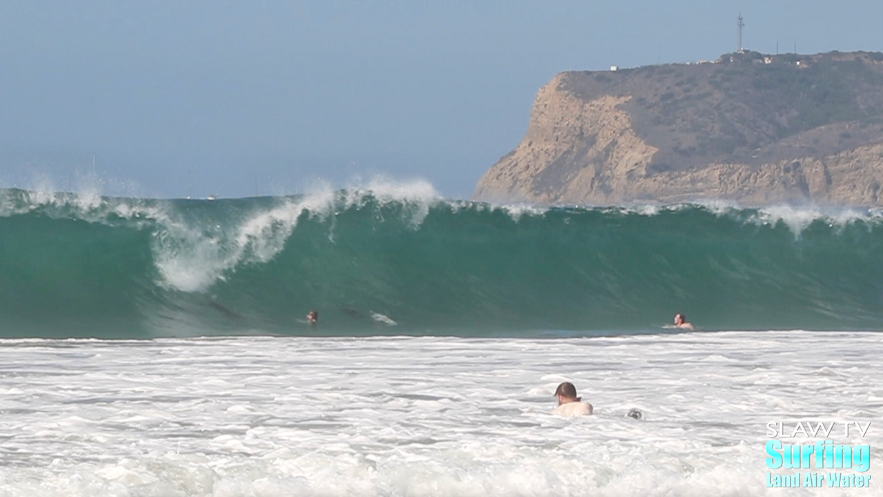 bodysurfing at the 2018 urt whomp contest in coronado