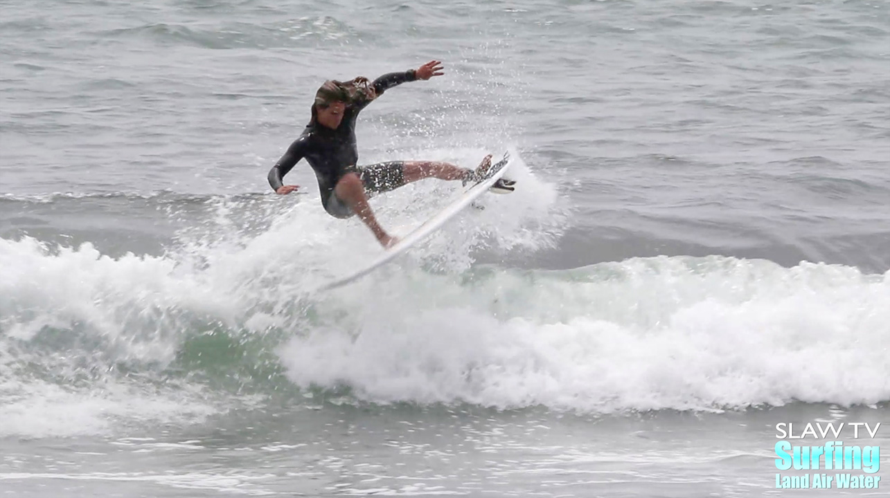 william hedleston surfing highlights at lowers trestles