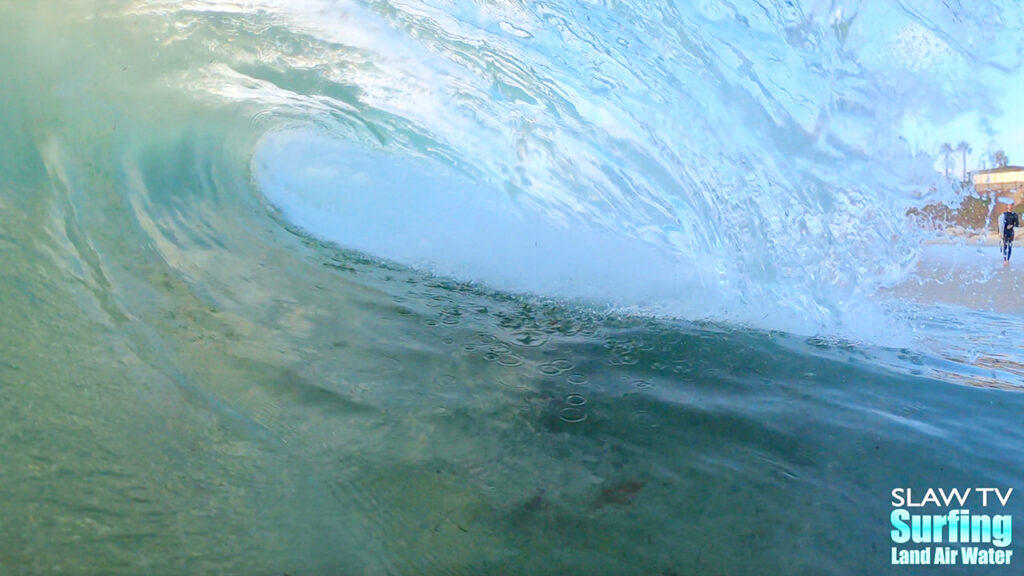 bodysurfing whomp session at windansea shorebreak