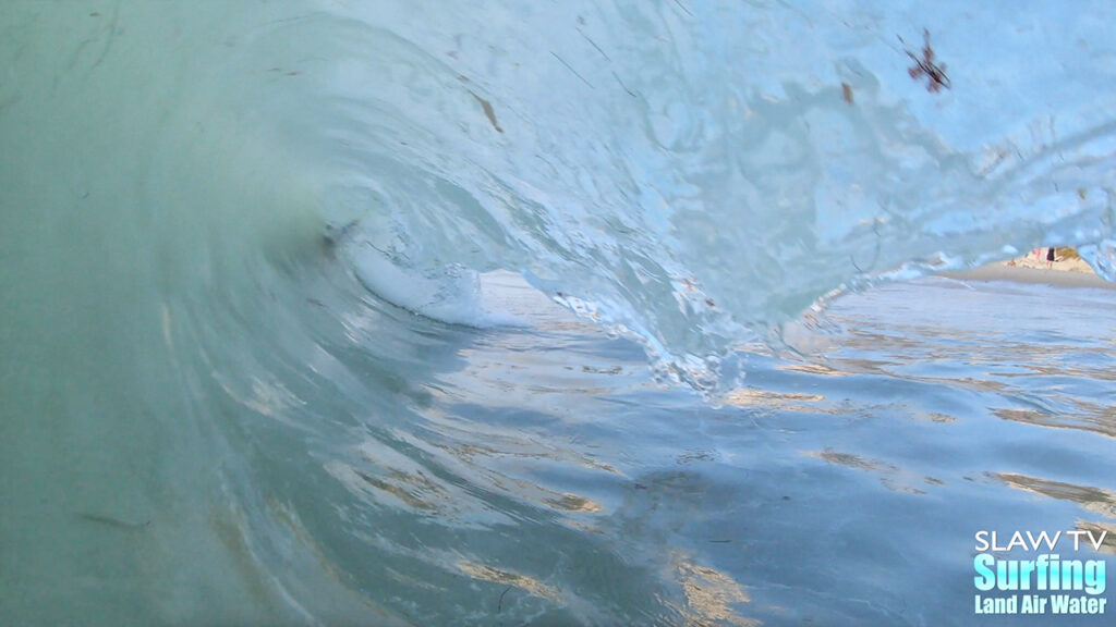 bodysurfing whomp session at windansea shorebreak