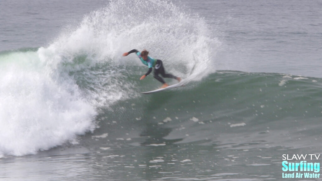 connor coffin surfing highlights from 2021 wsl rip curl finals at lowers trestles