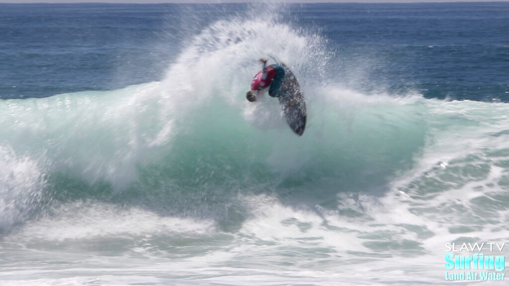 filipe toledo surfing highlights from 2021 wsl rip curl finals at lowers trestles