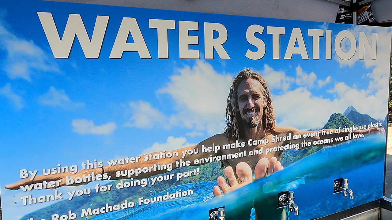 rob machado foundation activation at camp shred