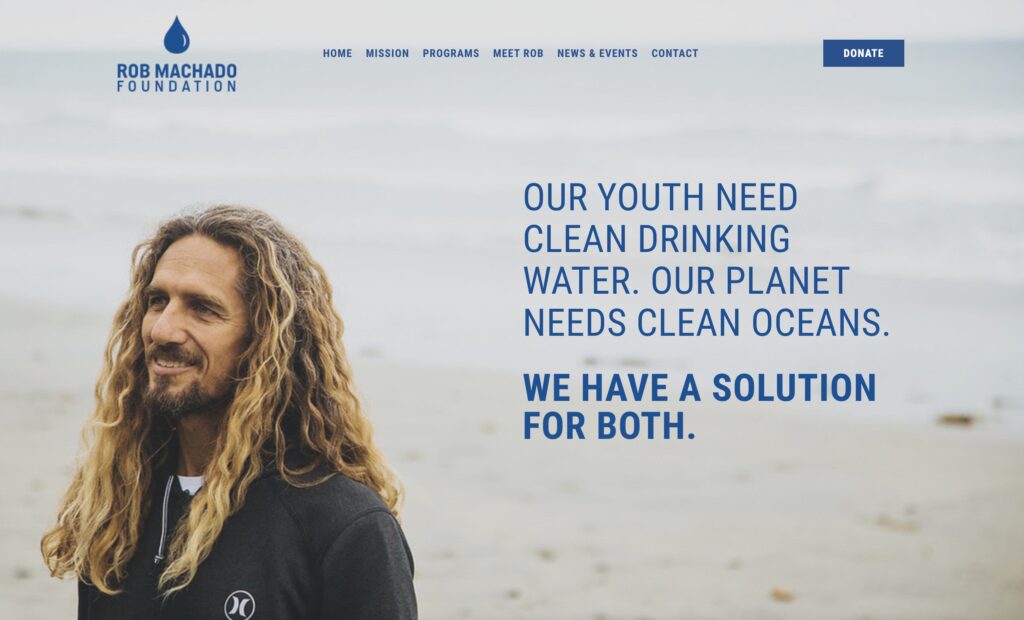 rob machado foundation at camp shred in cardiff san diego