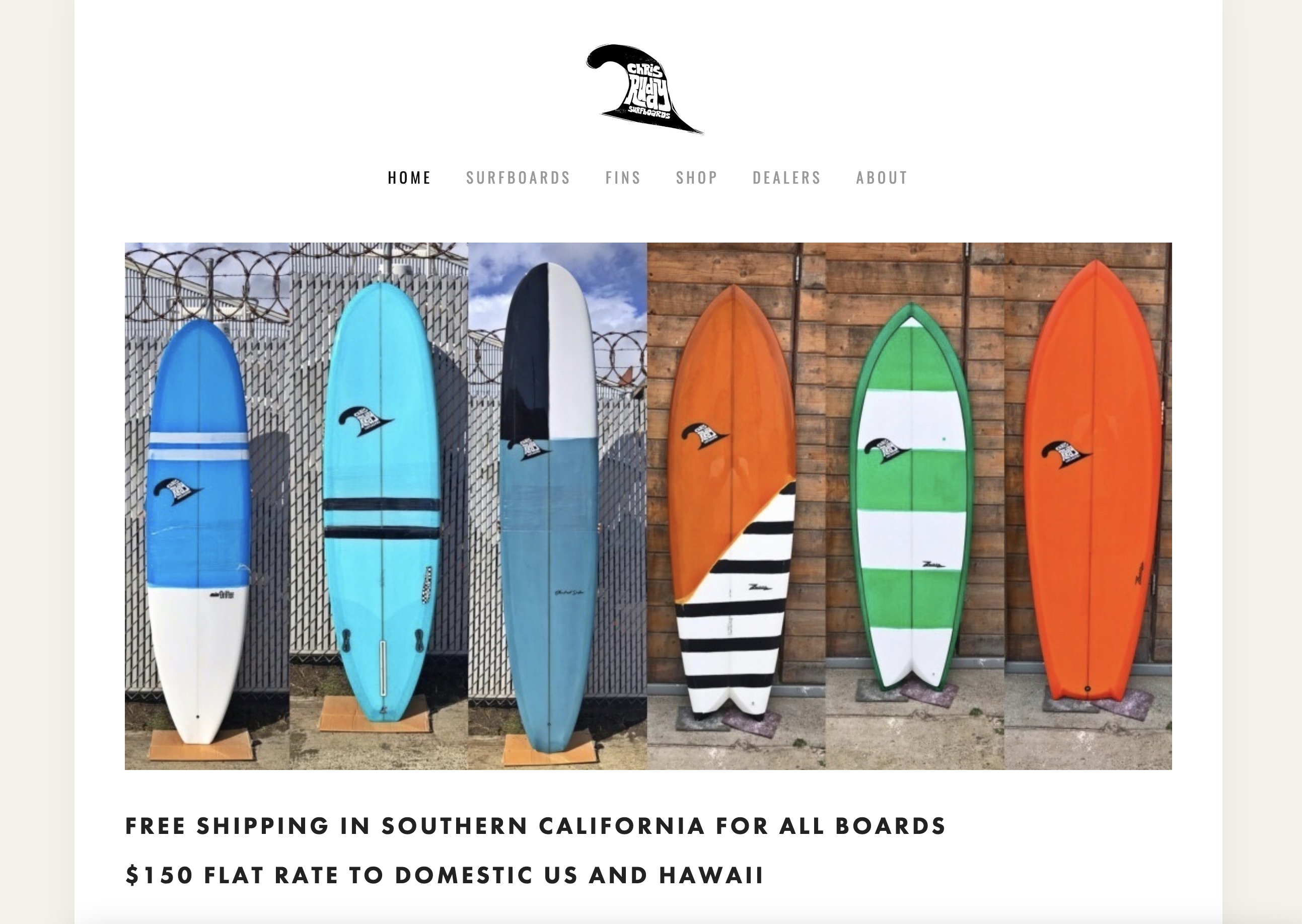 chris ruddy surfboards