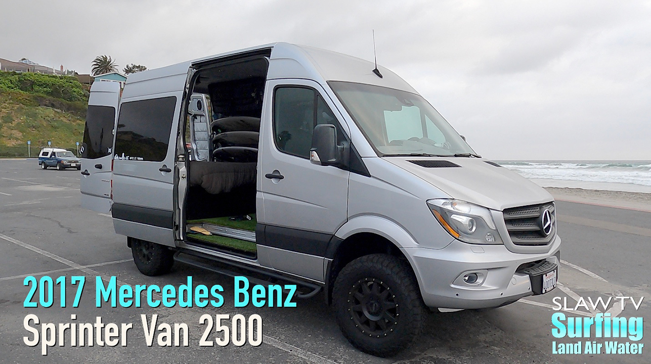 2017 mercedes benz sprinter 2500 4x4 custom surfing vehicle for van life