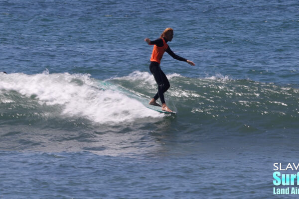 cayden bainqualls surfing highlights from jen smith aloha longboarding contest at tourmaline beach