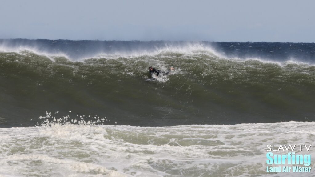 surfing hurricane fiona surf in new jersey