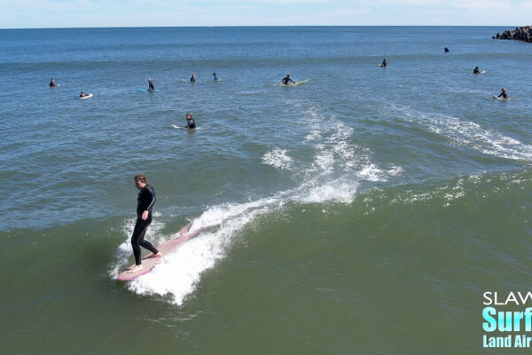 manasquan inlet surfing photos and videos with aerial drone on 09-24-2022