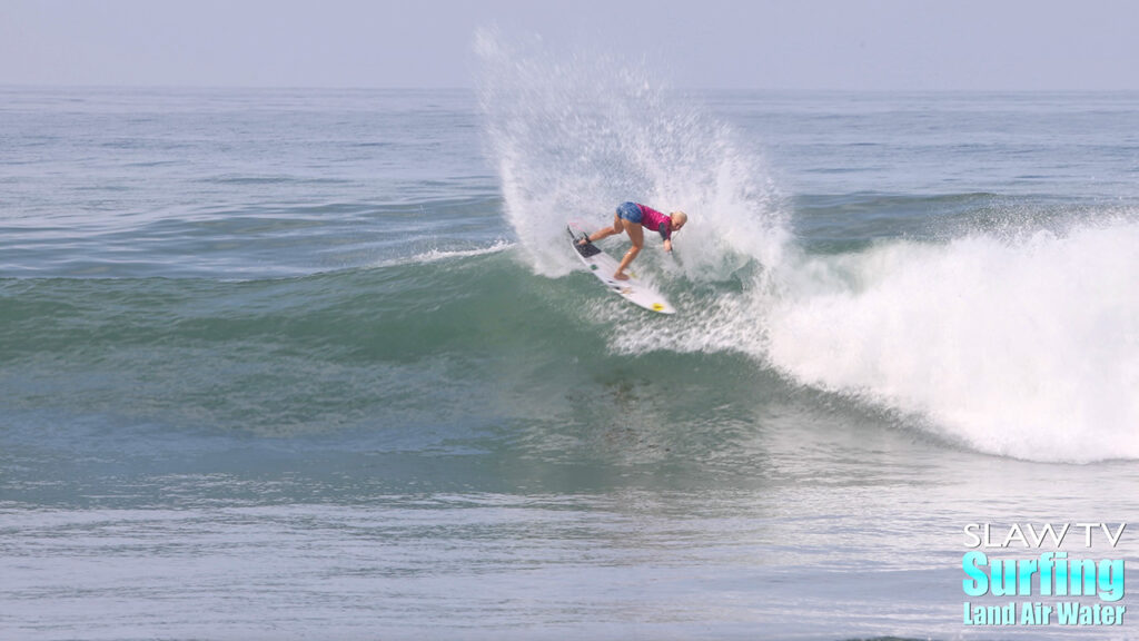 tatiana weston webb surfing lowers trestles at wsl rip curl pro womens finals